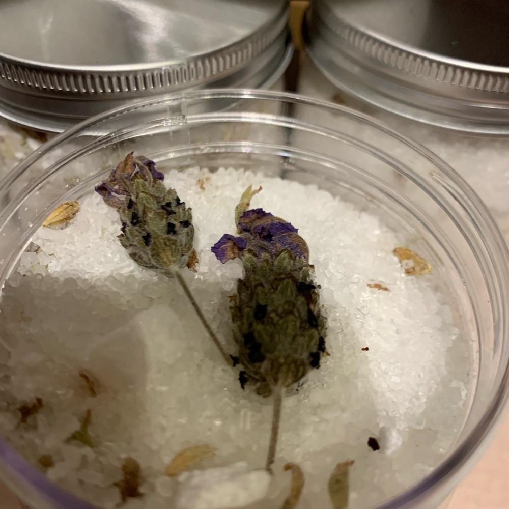 Lavender Dead Sea Salt and Epson Salt Soak with my Homegrown Lavender - Picture 6 of 15